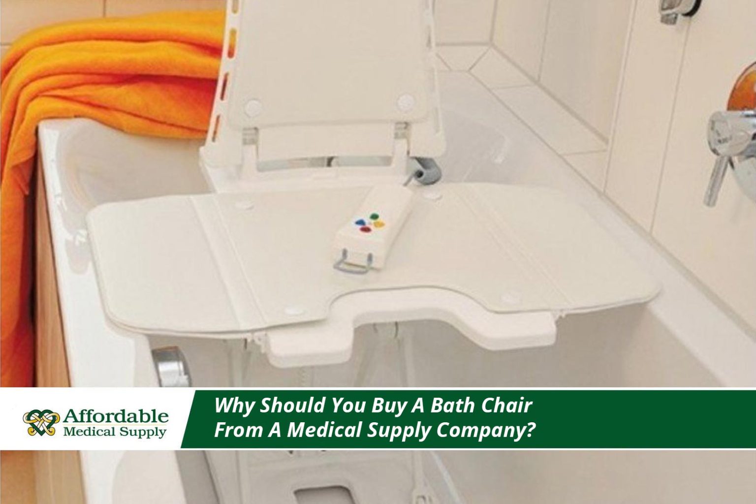 The Benefits of a Bath Chair From a Medical Supply Company